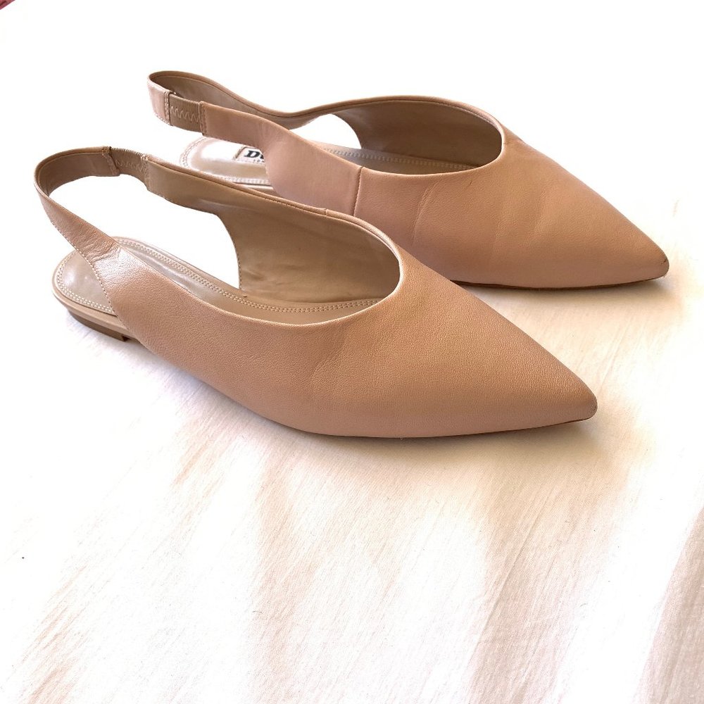 Dune London Women's Leather flats, size 40 (9.5 US women's)